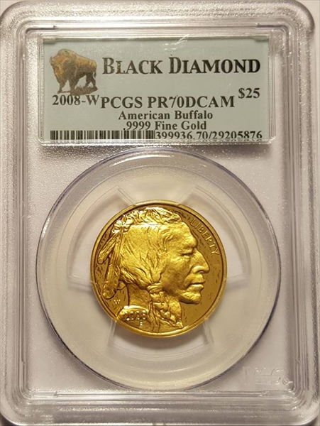 THE BLACK DIAMOND COLLECTION' American Buffalo Complete Gold Set